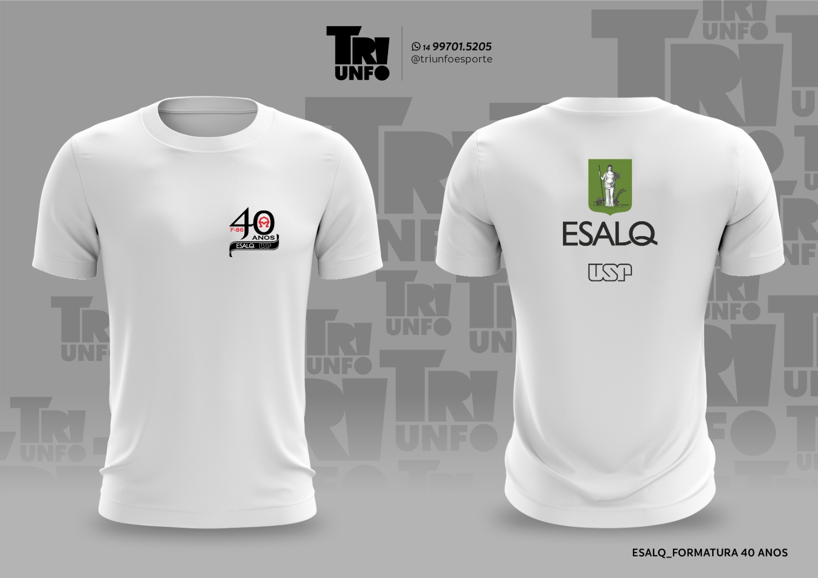 Camiseta comemorativa 40 anos F-86